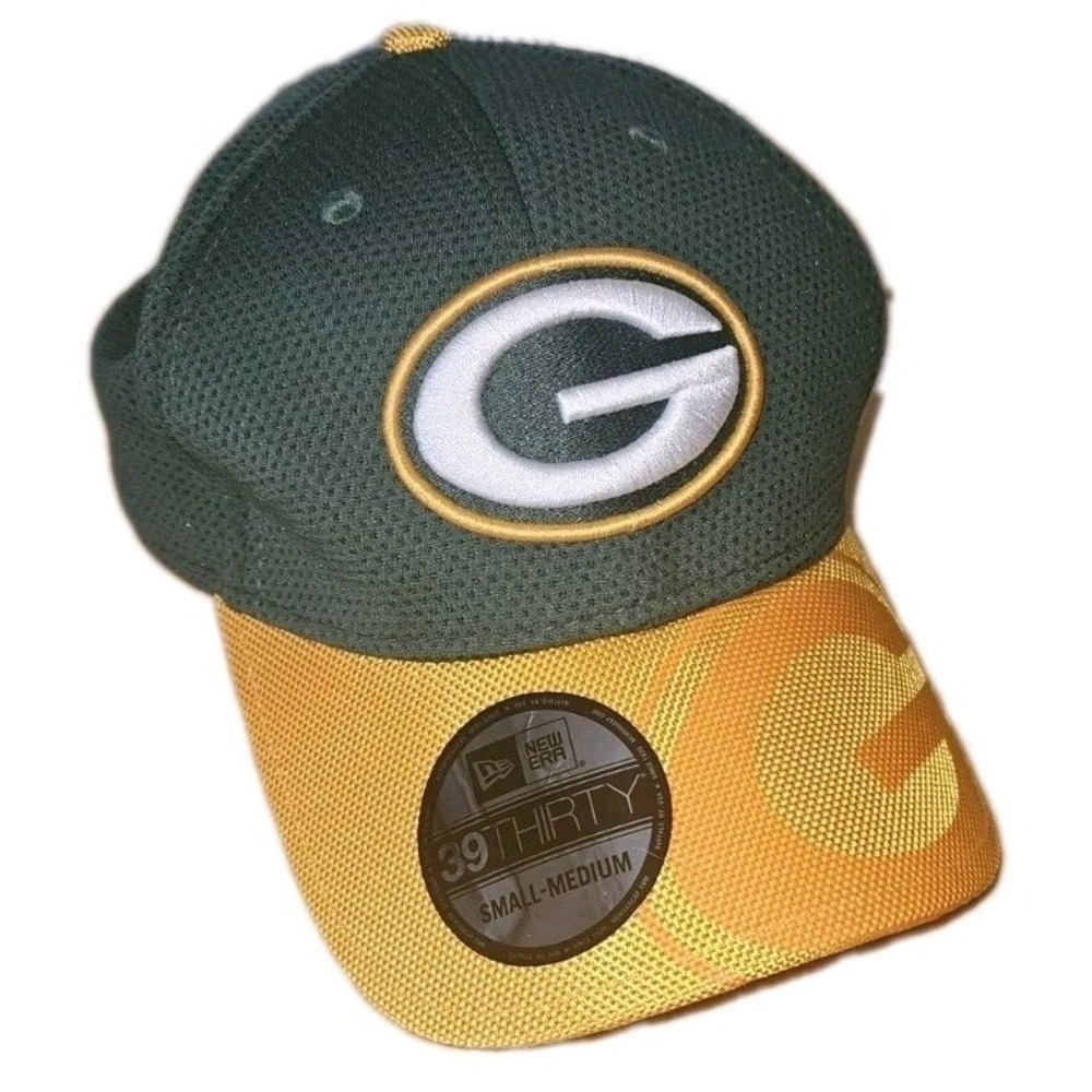 Green Bay Packers Era 3930 NFL Hat Cap Size Small/Medium Green & Gold NWT‎ $30